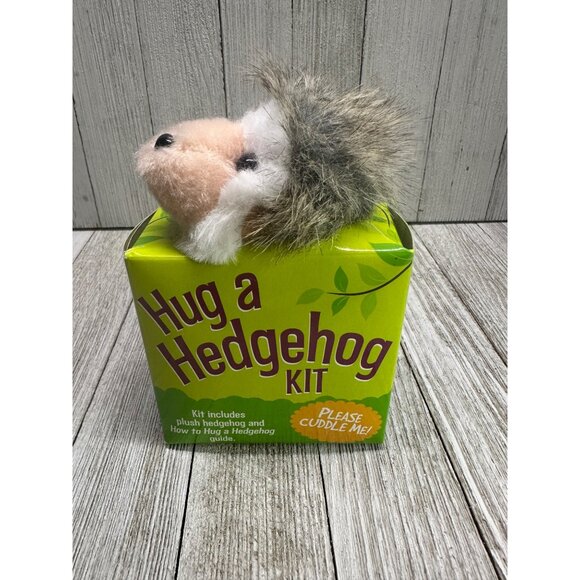 Hug A Hedgehog Rescue Kit Plush - Please Cuddle Me! - 2017 Peter Pauper - Picture 1 of 7